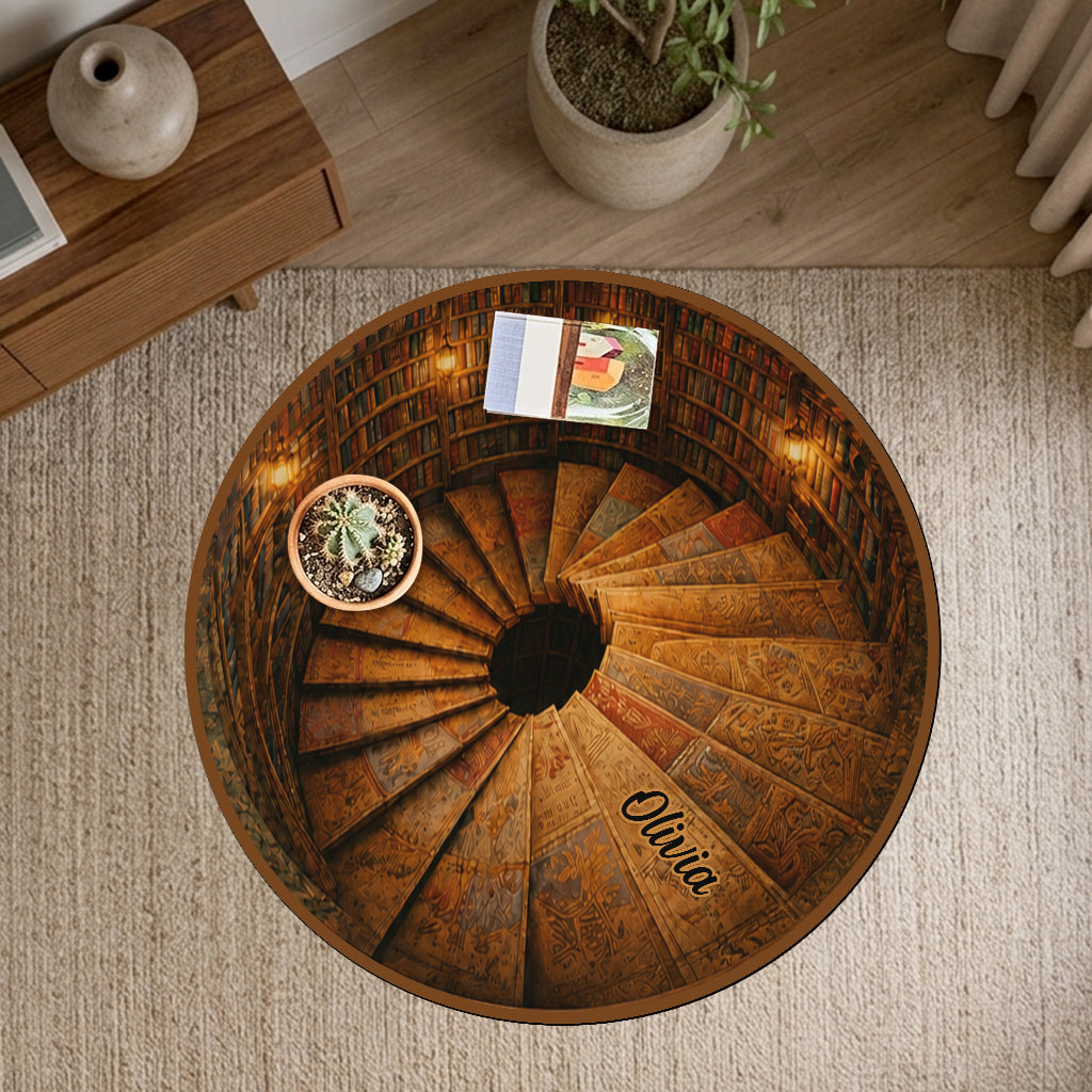 Bookworm Gift Idea - Personalized Book Table Custom Shape