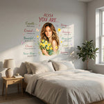 God Said You Are... - Personalized African American Wall Decal