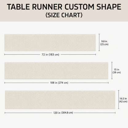 Merry Christmas Our Family - Personalized Football Custom Shape Table Runner