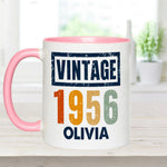 Birthday Gift - Personalized Birthday Accent Mug