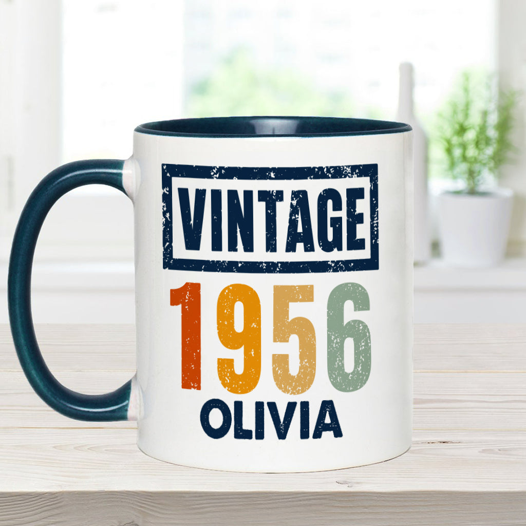 Birthday Gift - Personalized Birthday Accent Mug