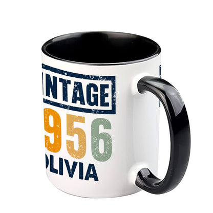 Birthday Gift - Personalized Birthday Accent Mug