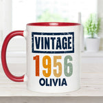 Birthday Gift - Personalized Birthday Accent Mug