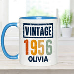 Birthday Gift - Personalized Birthday Accent Mug