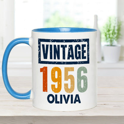 Birthday Gift - Personalized Birthday Accent Mug