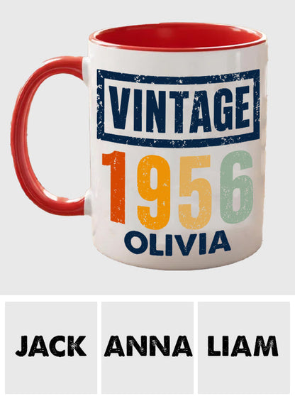 Birthday Gift - Personalized Birthday Accent Mug