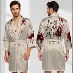 Happy Halloween - Personalized Halloween Satin Robe