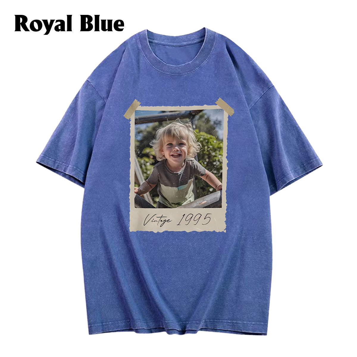 Birthday Gift - Personalized Birthday Washed T-Shirt