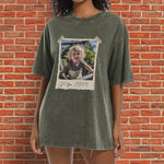 Birthday Gift - Personalized Birthday Washed T-Shirt