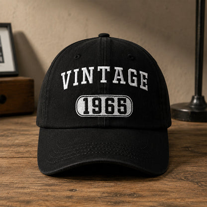 Birthday Gift Idea - Personalized Birthday Embroidered Classic Cap