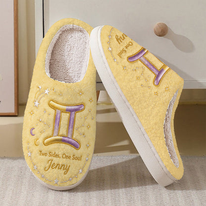 Born To Lead - Personalized Horoscope Slippers