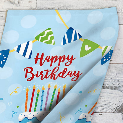 Happy Birthday - Personalized Birthday Garden Flag