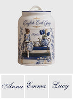 Tea/ Matcha/ Coffee... Container - Personalized Tea Cookie Jar
