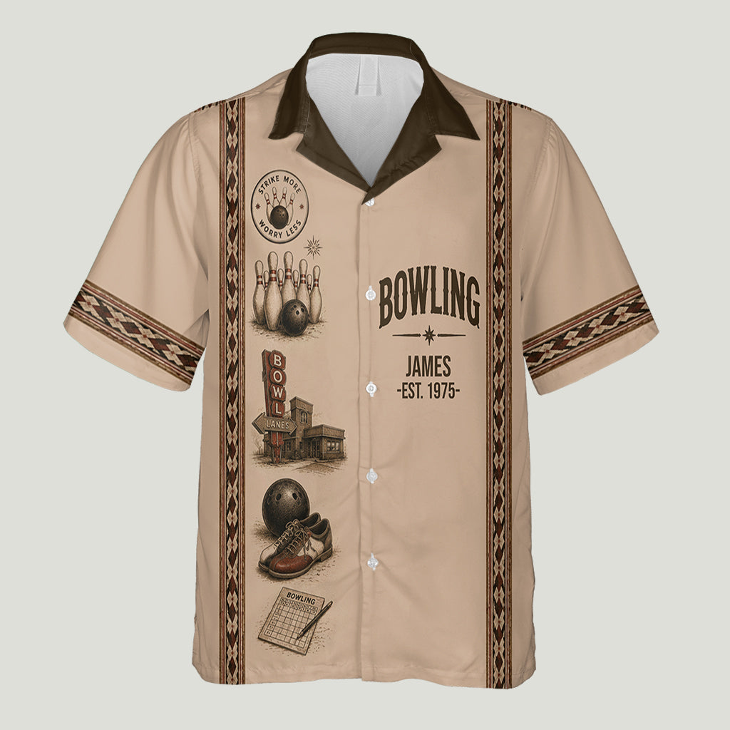 Lucky Bowling Shirt - Personalized Bowling Hawaiian Shirt