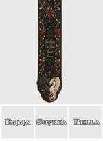 Two Hearts One Flame Bound Forever - Personalized Dragon Table Runner Custom Shape