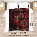 Love Dragon - Personalized Dragon Blanket