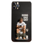Doing Dad Shit - Personalized Father 3D Embossed Leather Phone Case