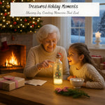 Christmas Tree Message in a Bottle Recording – Recordable Christmas Ornament with Voice Playback Cor