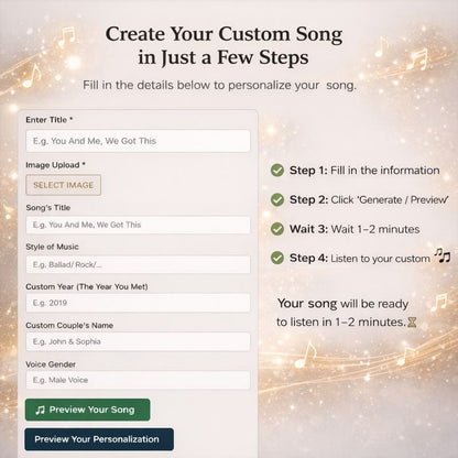 Baby We're Perfect Customize Your Own Song - Personalized Couple Transparent Car Ornament