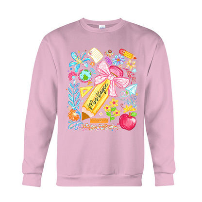 Back To School, Teacher Gift Idea - Personalized Teacher T-shirt And Hoodie