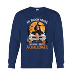My Broom Broke Funny Halloween - Personalized Car Lover T-shirt And Hoodie