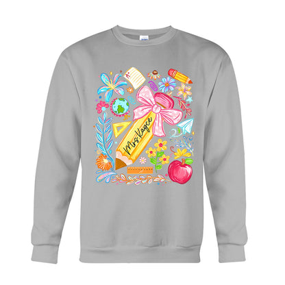 Back To School, Teacher Gift Idea - Personalized Teacher T-shirt And Hoodie