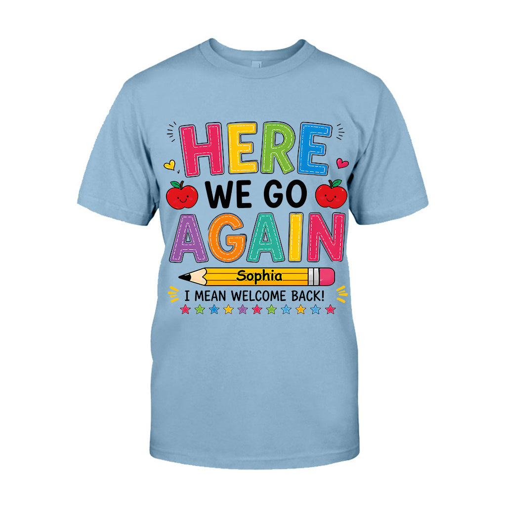 Back To School, Teacher Gift Idea - Personalized Teacher T-shirt And Hoodie