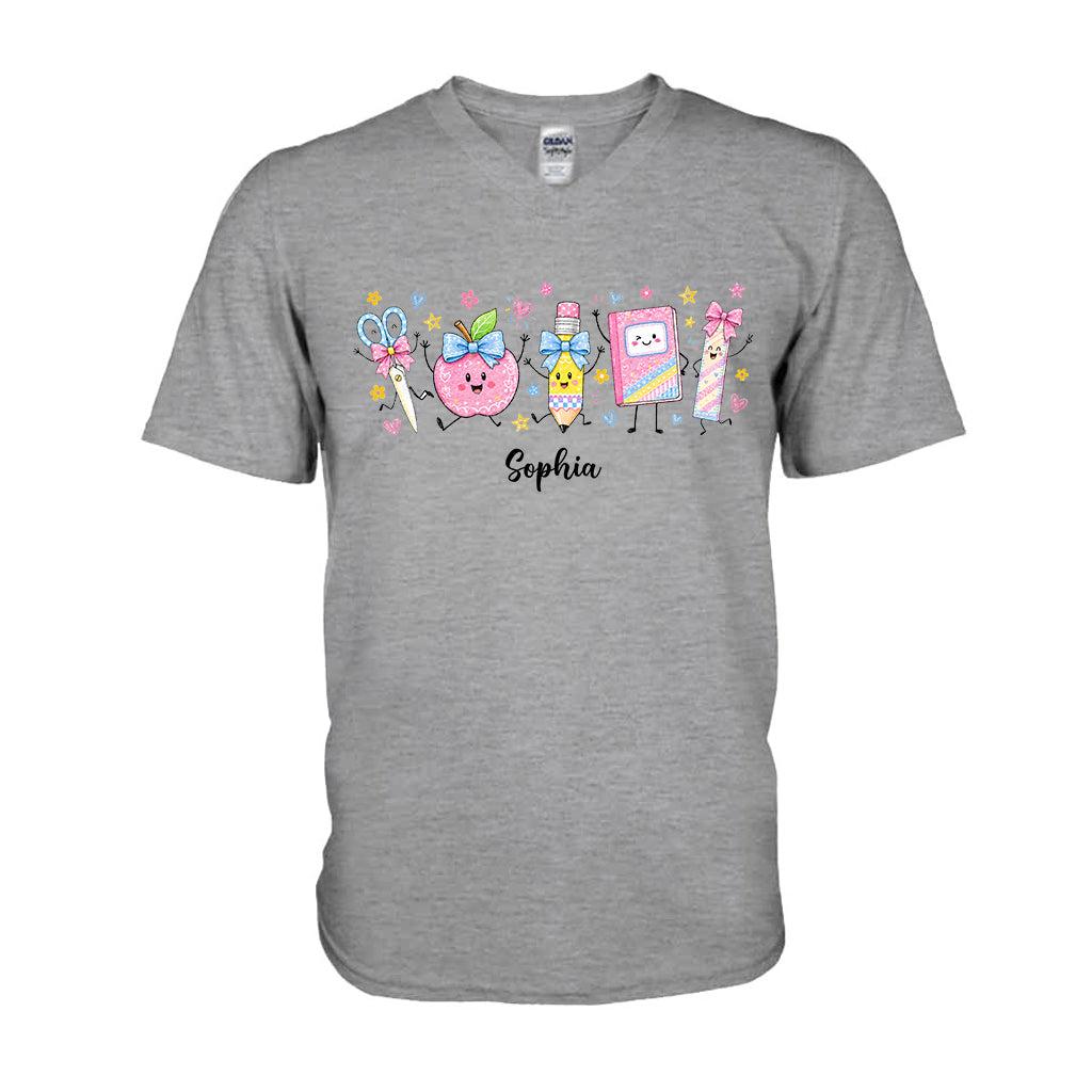 Back To School, Teacher Gift Idea - Personalized Teacher T-shirt And Hoodie