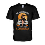 My Broom Broke Funny Halloween - Personalized Car Lover T-shirt And Hoodie