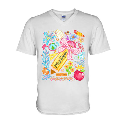 Back To School, Teacher Gift Idea - Personalized Teacher T-shirt And Hoodie