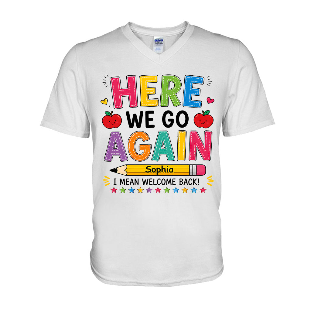 Back To School, Teacher Gift Idea - Personalized Teacher T-shirt And Hoodie