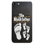 The Blackfather - Personalized Father 3D Embossed Leather Phone Case