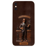Whiskey And Cigar - Personalized Whisky 3D Embossed Leather Phone Case