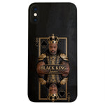 Black King - Personalized African American 3D Embossed Leather Phone Case