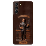 Whiskey And Cigar - Personalized Whisky 3D Embossed Leather Phone Case