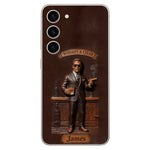 Whiskey And Cigar - Personalized Whisky 3D Embossed Leather Phone Case