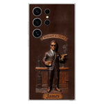 Whiskey And Cigar - Personalized Whisky 3D Embossed Leather Phone Case